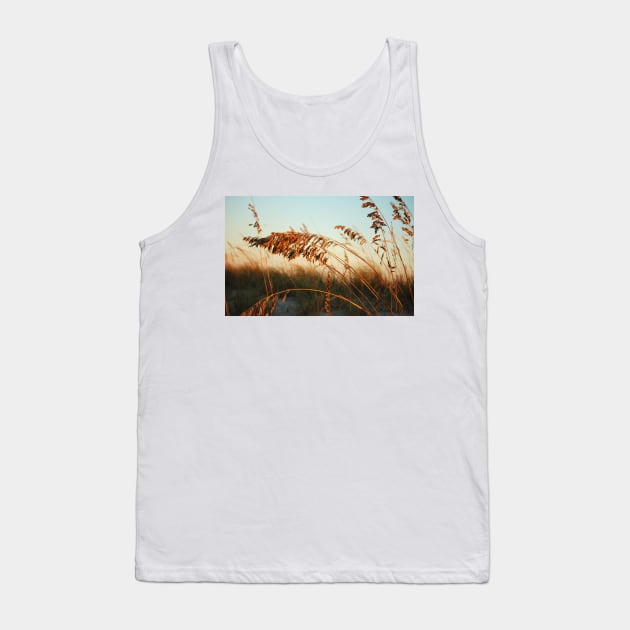 Sunlight On Sea Oats Tank Top by Cynthia48